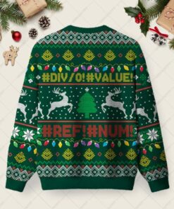 Alternative view of DIV0 Ugly Christmas Fuzzy Fleece Sweatshirt