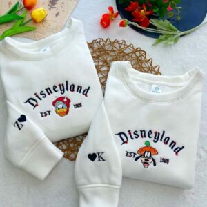 Disneyland Donald Duck & Goofy – Embroidered T-Shirt/Hoodie/Sweatshirt