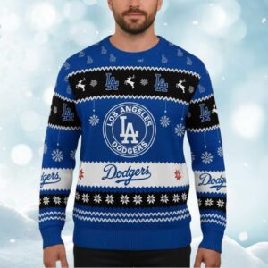 Dodger Back 2 Back World Series 2025 Champions Christmas Ugly Sweater