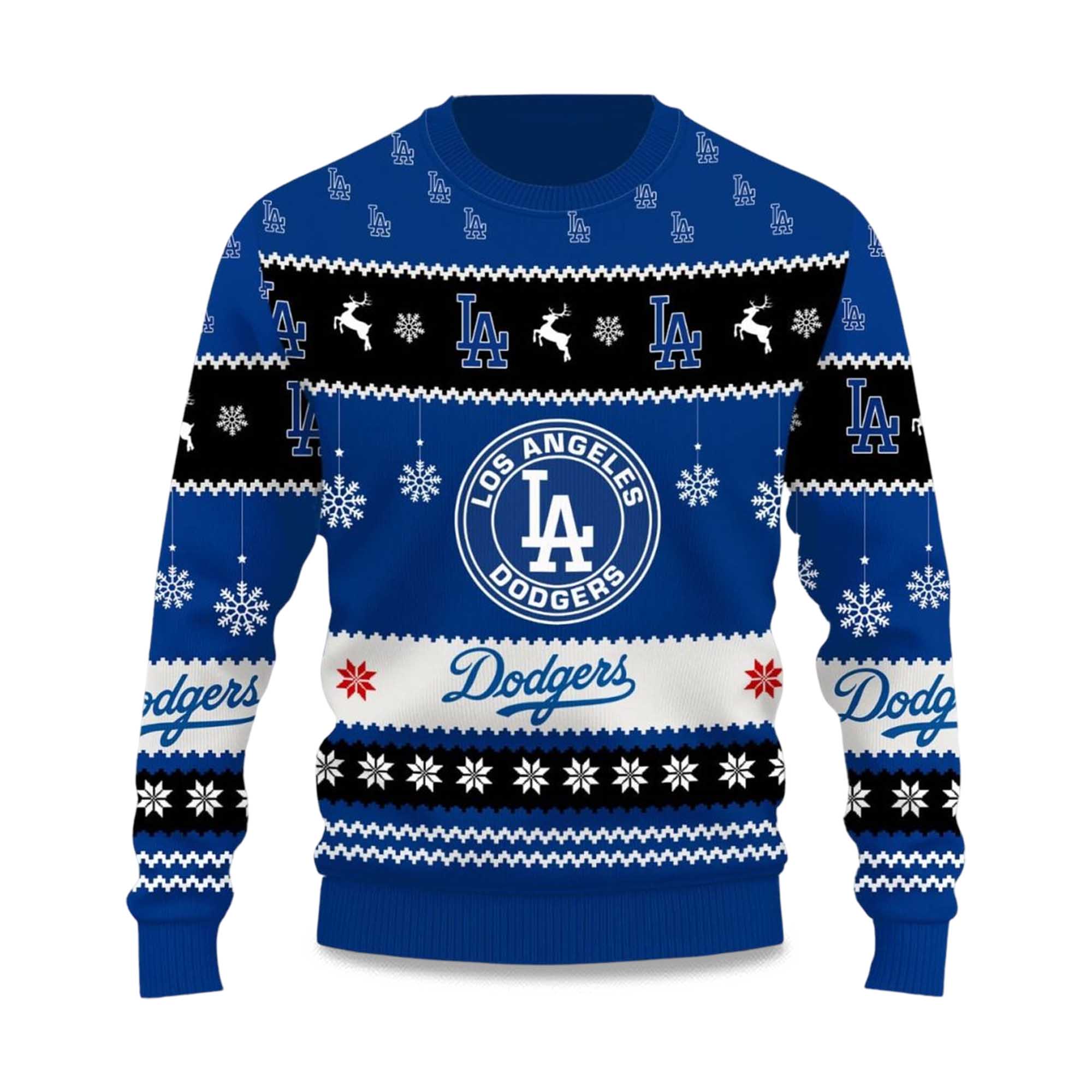Dodgers Back To Back World Series 2025 Champions Ugly Christmas Sweater