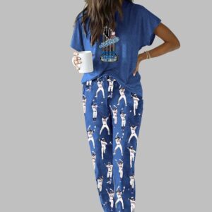 Dodgers Baseball Casual Pajama Set