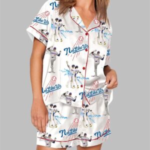Dodgers Baseball Not Like Us Pajama Set