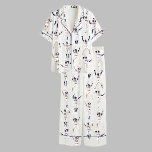 Dodgers Baseball Pajama Set 2025