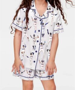 Dodgers Baseball Pajama Set