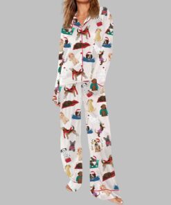 Alternative view of Dog Christmas Pajama Set