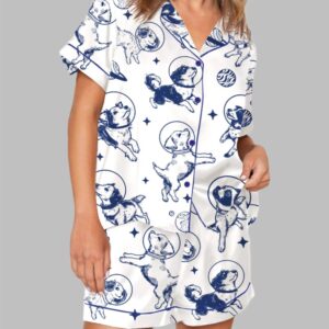 Dogs In Space Pajama Set