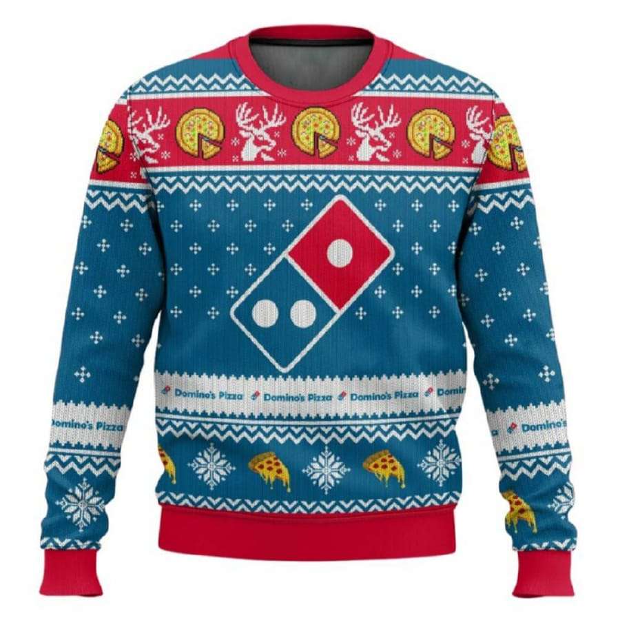 Domino's Pizza Ugly Christmas Sweater