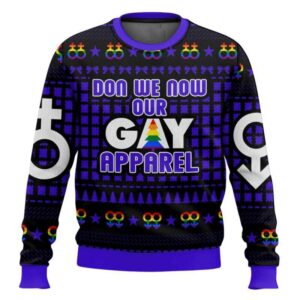 Don We Now Our Gay Apparel LGBT Ugly Christmas Sweater