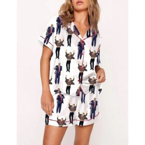 Donald Trump Elon Musk Pajamas Set