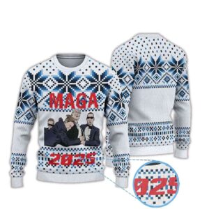 Donald Trump MAGA 2025 Ugly Christmas Sweater