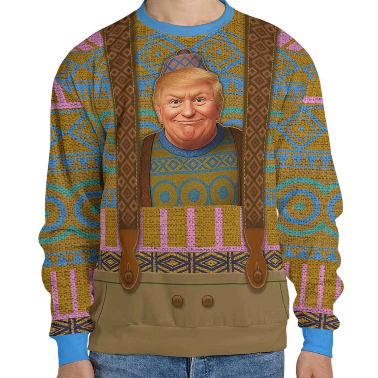 Donald Trump Oaken Frozen Christmas Ugly Sweater