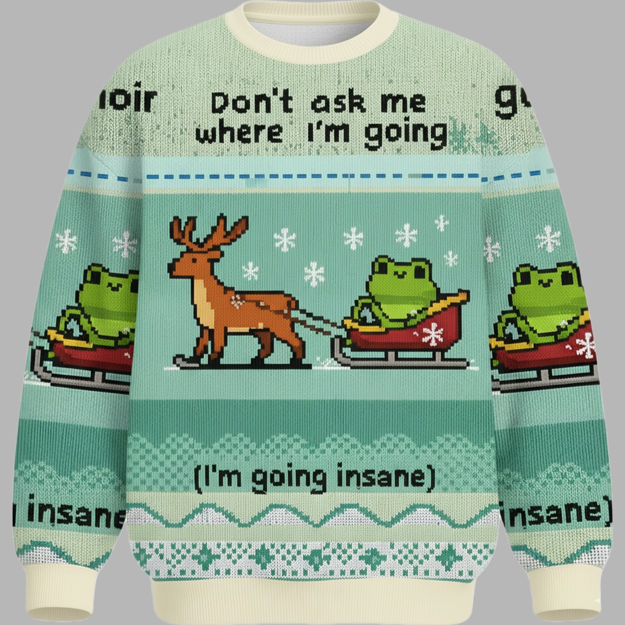 Don't Ask Me Christmas Ugly Sweater - gullprint.com