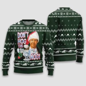 Alternative view of Dont Hog the Nog Clark Griswold Christmas Ugly Sweater