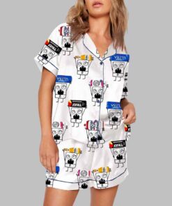 Alternative view of Doodlebob Beer Print Pajama Set