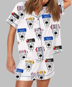 Doodlebob Beer Print Pajama Set