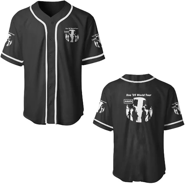 Oasis Live '25 World Tour Baseball Jersey