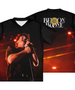 Benson Boone Merch 2025 Men's and Women's Sportswear Football Jersey V-Neck T-Shirt y2k Top New