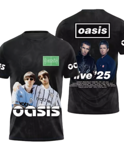 Oasis Band Live’ 25 3D T-Shirt