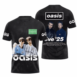 Oasis Band Live’ 25 3D T-Shirt