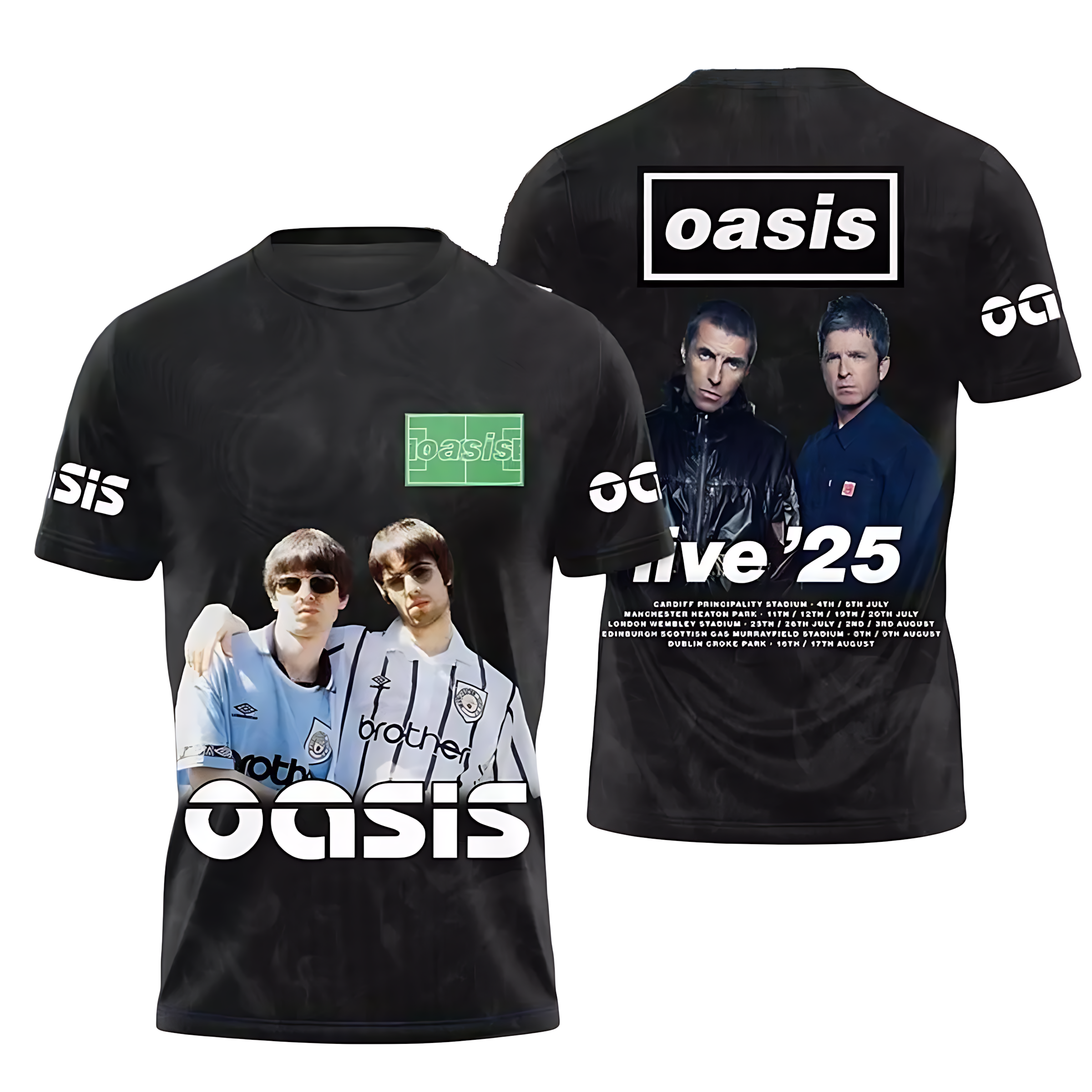 Oasis Band Live’ 25 3D T-Shirt