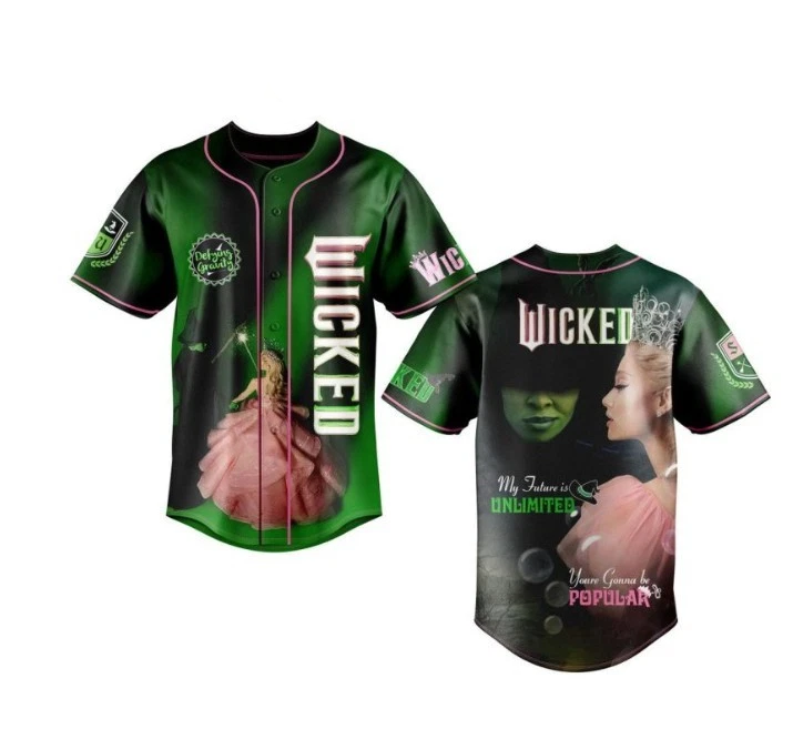 Wicked My Future Is Unlimited Youre Gonna Be baseball jersey, 3d gift,2025 hot