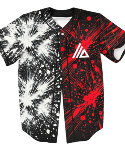 Alternative view of Atliens Baseball Jersey Merch EDM T-shirts Rave Summer Short Sleeve DJ Baseball Uniform Unisex Tops