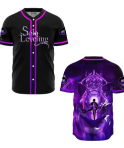 Solo Leveling Special Baseball Jersey, Anime cool