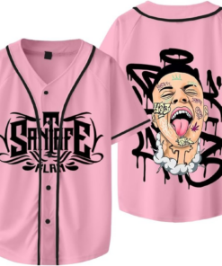 Santa Fe Klan Angel Face Merch Baseball Jacket 473 Logo Jersey Women Men Fashion Casual Short Sleeve T-shirts