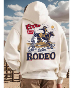 Men's Cowboy Letter Print Shoulder Hoodie, Casual Loose Drawstring PocketSweashirt, Hoodie, Unisex Shirt, For Men, For Women Menswear Sweaters