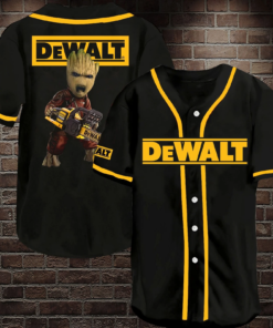 DeWalt Chainsaw Groot Baseball Jersey Shirt