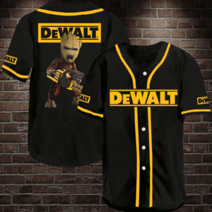 DeWalt Chainsaw Groot Baseball Jersey Shirt
