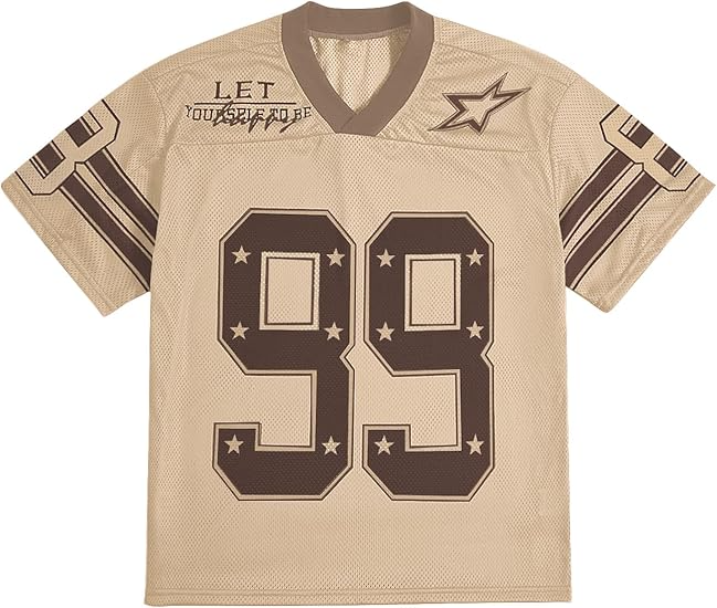 Jersey Y2k Baggy Shirts Graphic Tees Oversized V Neck Tshirts Summer Tops - Image 9