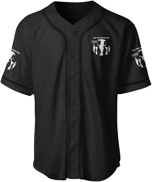Oasis Live '25 World Tour Baseball Jersey - Image 2
