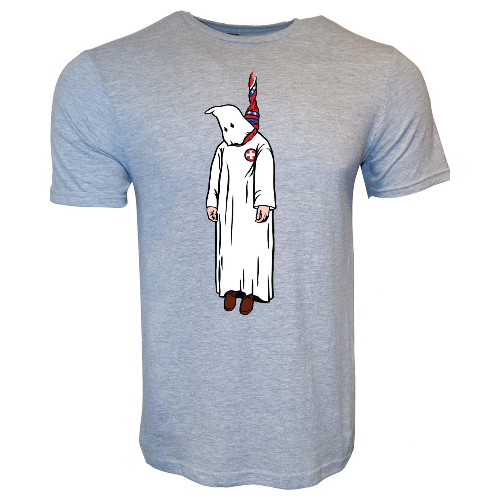 ANTI KLAN ANTI FASCISM POLITICAL NOVELTY T-Shirt - Image 4