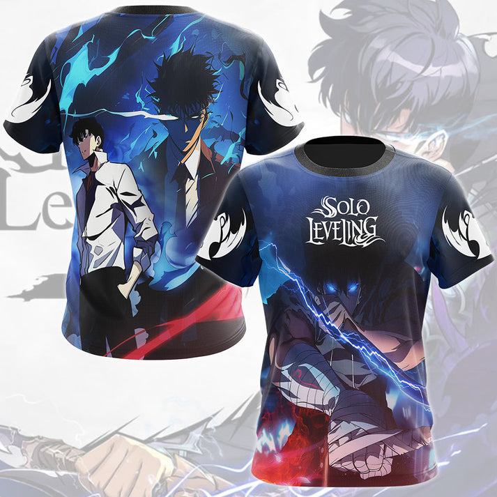 Solo Leveling Anime All Over Printed 3D T-shirt