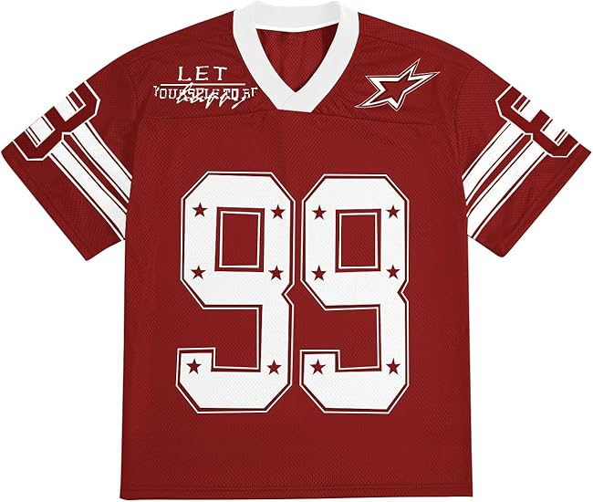 Jersey Y2k Baggy Shirts Graphic Tees Oversized V Neck Tshirts Summer Tops - Image 6