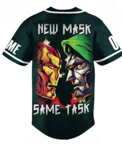 Alternative view of Marvel Avengers DoomsDay Custom Baseball Jersey Style