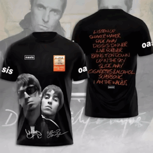 Oasis Band 3D Shirt