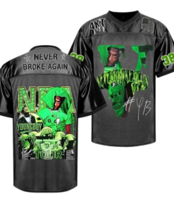Trend 2025 NeverBA YoungBoy Mixed Football Jersey