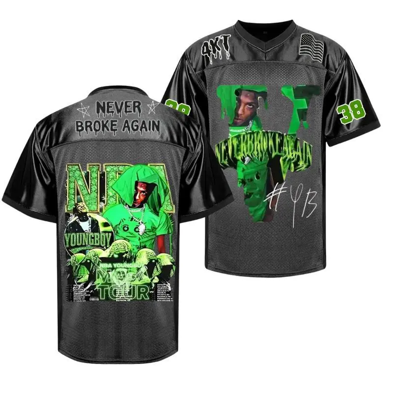 Trend 2025 NeverBA YoungBoy Mixed Football Jersey