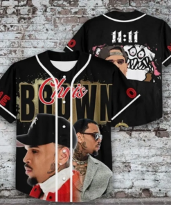 Personalized Chris Brown Tour 2025 Baseball Jersey