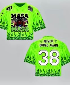 Youngboy Masa Tour Croptop Jersey, Masa Tour 2025 Rapper Inspired Concert Outfit