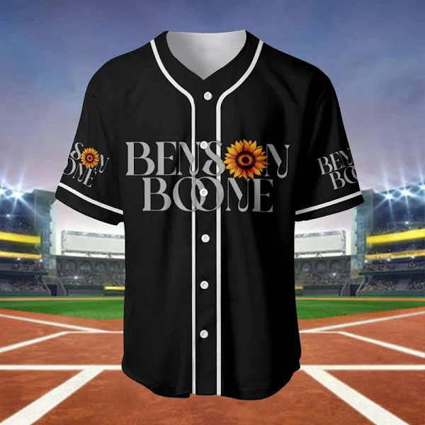 Benson Boone America Heart Tour Classic Baseball Jersey - Image 2