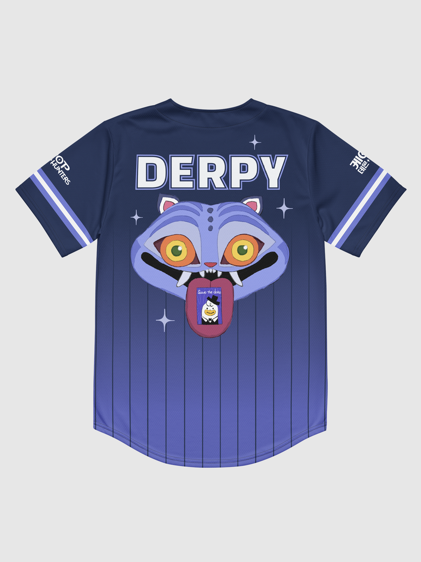 KPop Demon Hunters Derpy Tiger Baseball Jersey - Image 3