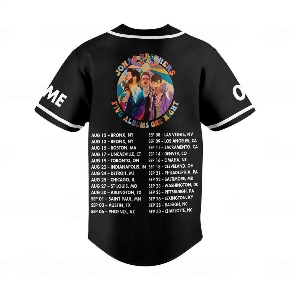 Jonas Brothers Baseball Jersey, Jonas Brother Jersey Shirt - Image 3