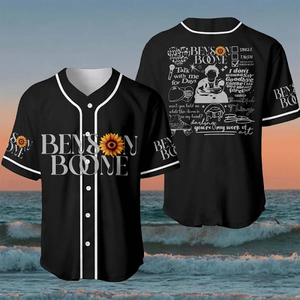 Benson Boone America Heart Tour Classic Baseball Jersey