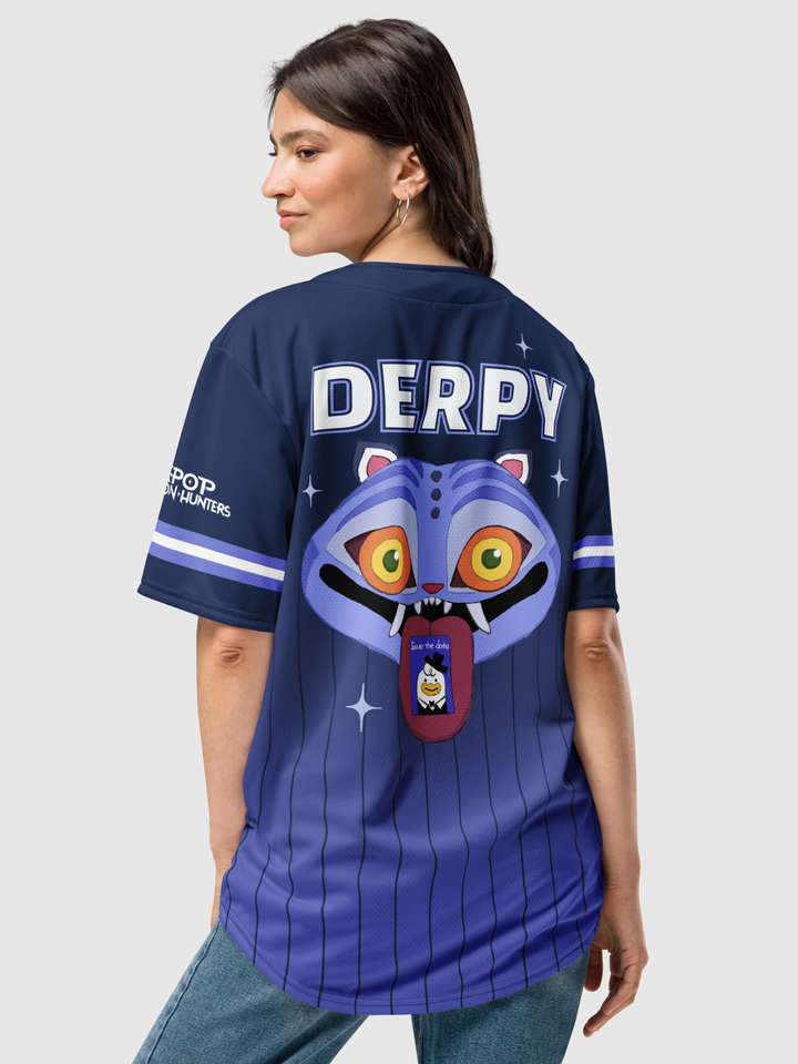 KPop Demon Hunters Derpy Tiger Baseball Jersey - Image 5