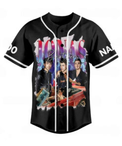 Alternative view of Jonas Brothers Baseball Jersey, Jonas Brother Jersey Shirt