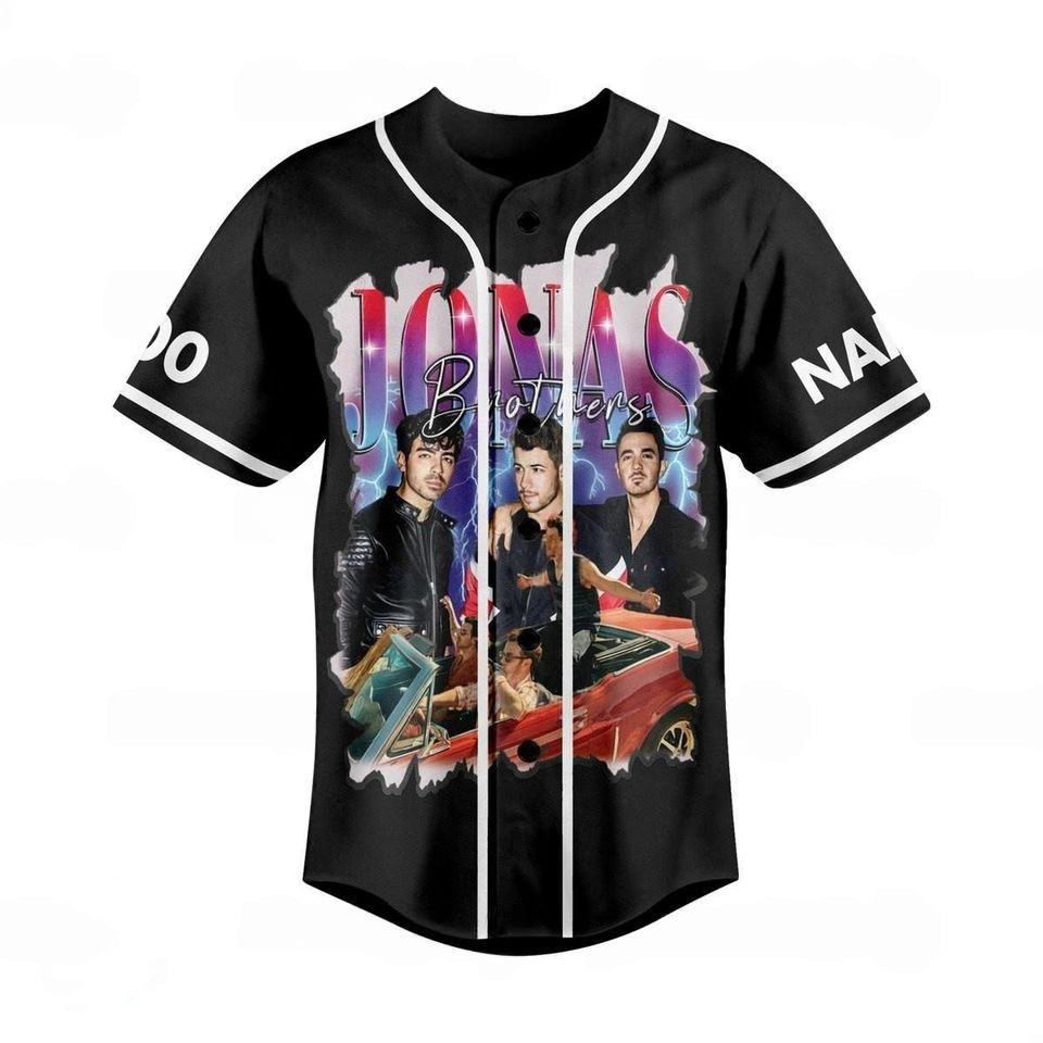 Jonas Brothers Baseball Jersey, Jonas Brother Jersey Shirt - Image 2