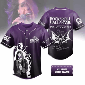 Ozzy Osbourne Introduction Of Rock And Roll 2024 Personalized Baseball Jersey